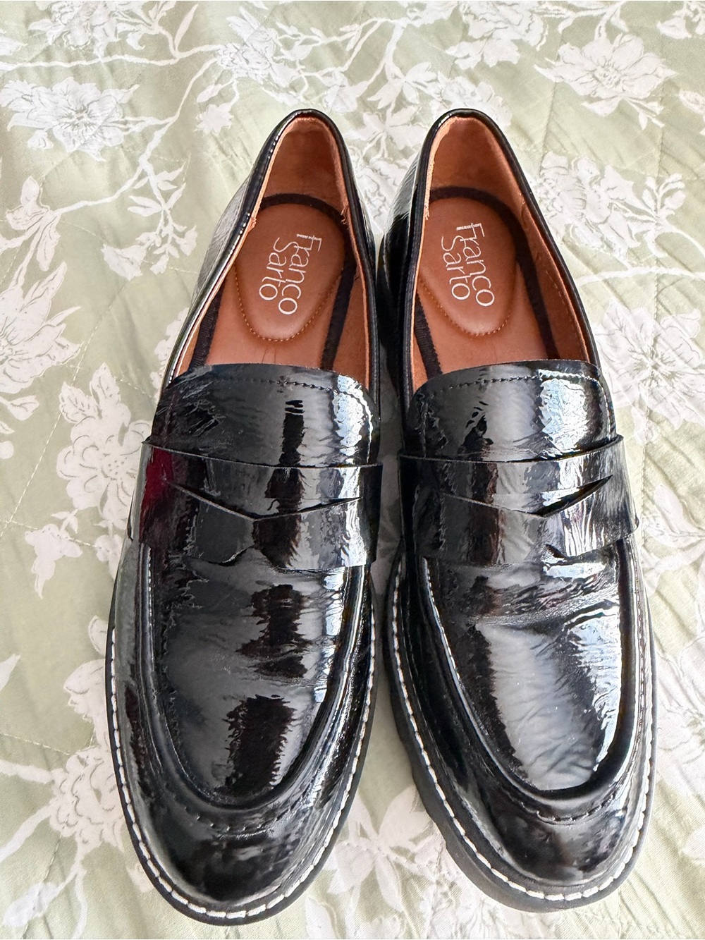 Franco Sarto Balin Womens Slip on Loafers Size 8M‎